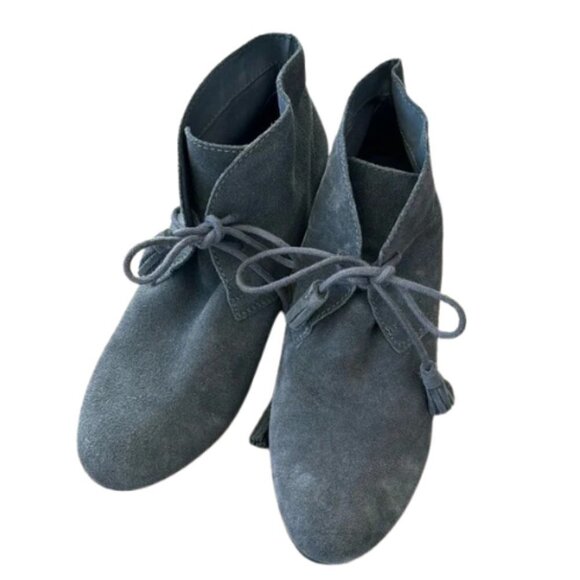 Crown Vintage Gray Suede Boots - Picture 1 of 6